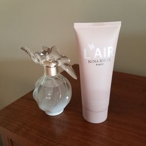 L'Air Nina Ricci fragrance and lotion